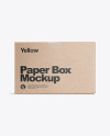 Kraft Box Mockup Kraft Box Mockup