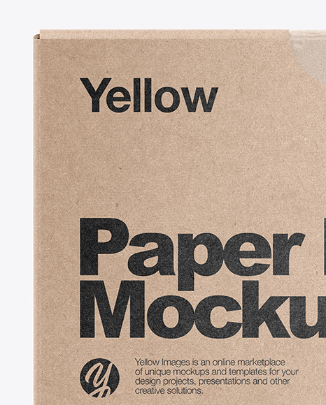 Kraft Box Mockup Kraft Box Mockup