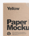 Kraft Box Mockup Kraft Box Mockup