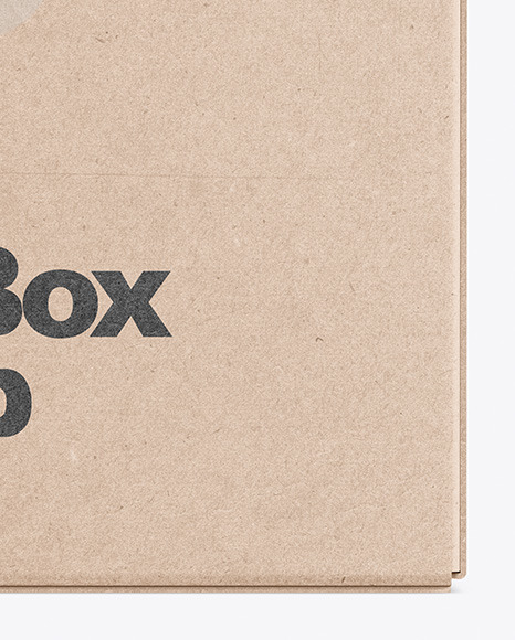 Kraft Box Mockup Kraft Box Mockup