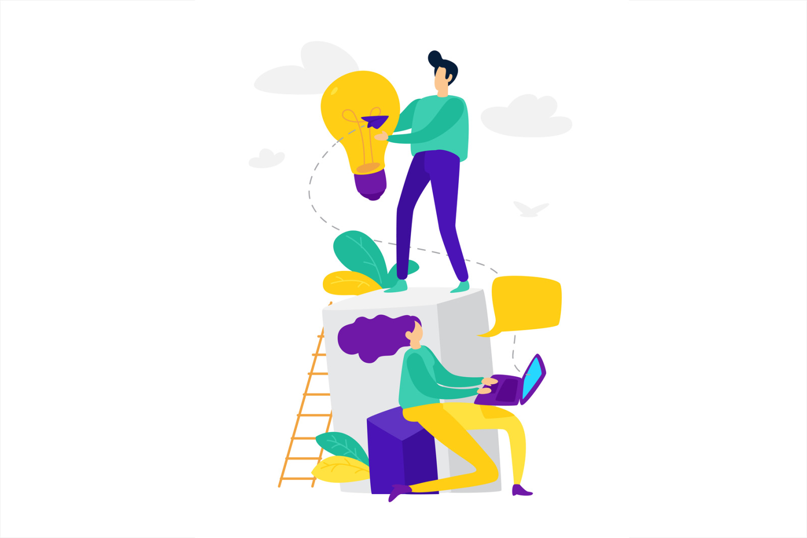 Illustrations on the topic of business. Illustrations on the topic of business.
