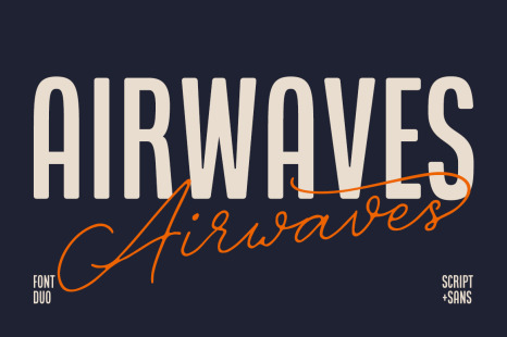 Airways Font Duo - Modern sans serif