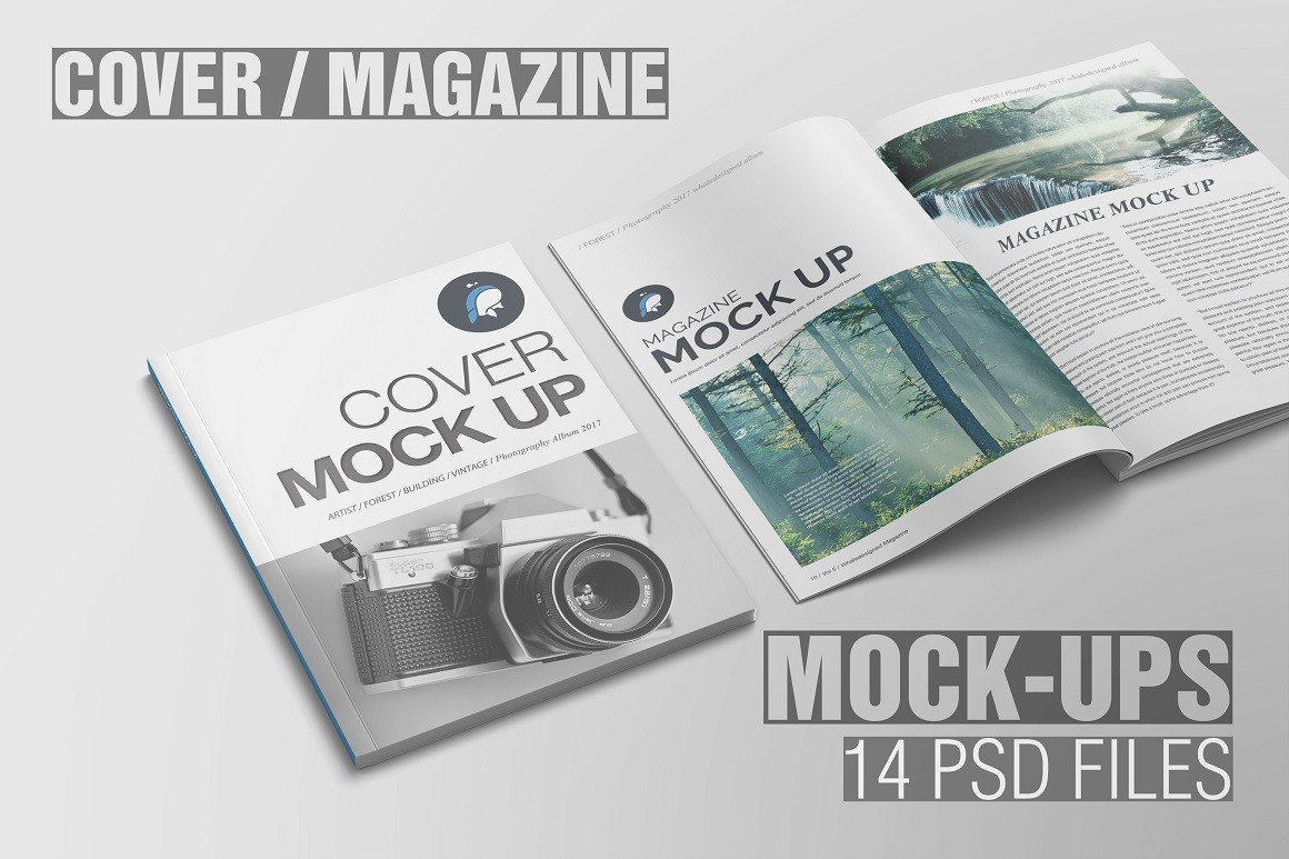 A4 Magazine Mockups A4 Magazine Mockups