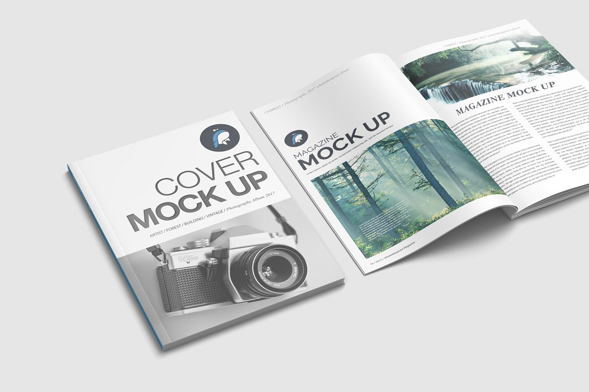 A4 Magazine Mockups A4 Magazine Mockups