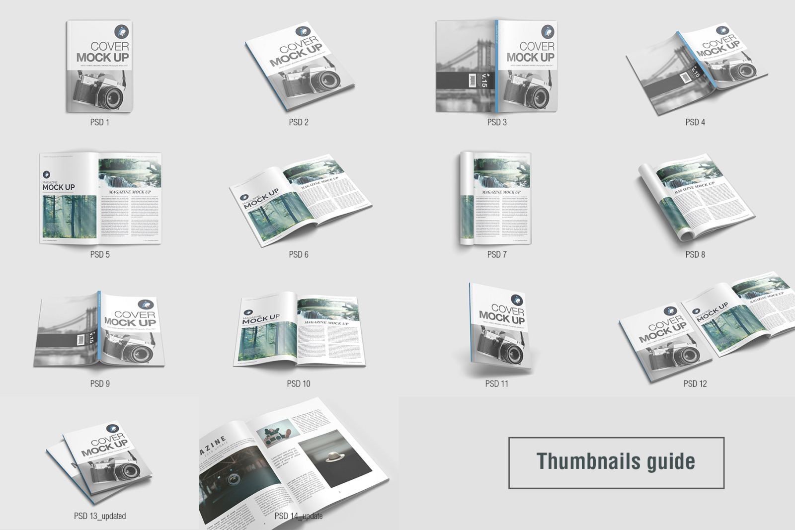 A4 Magazine Mockups A4 Magazine Mockups