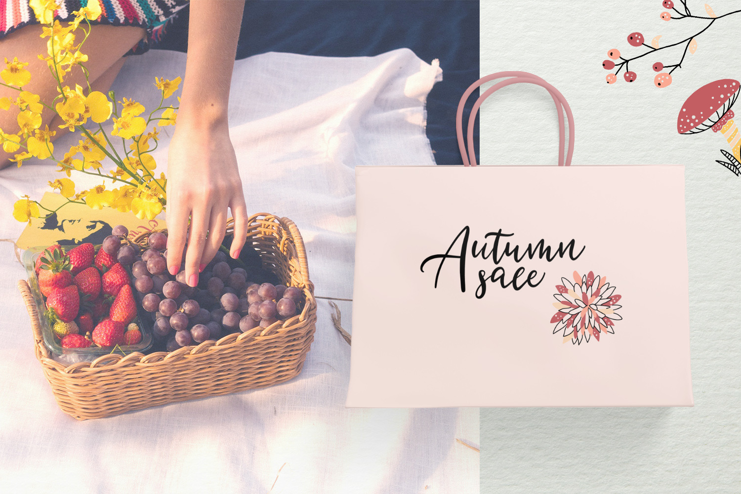 Autumn Dreams - vector design kit Autumn Dreams - vector design kit