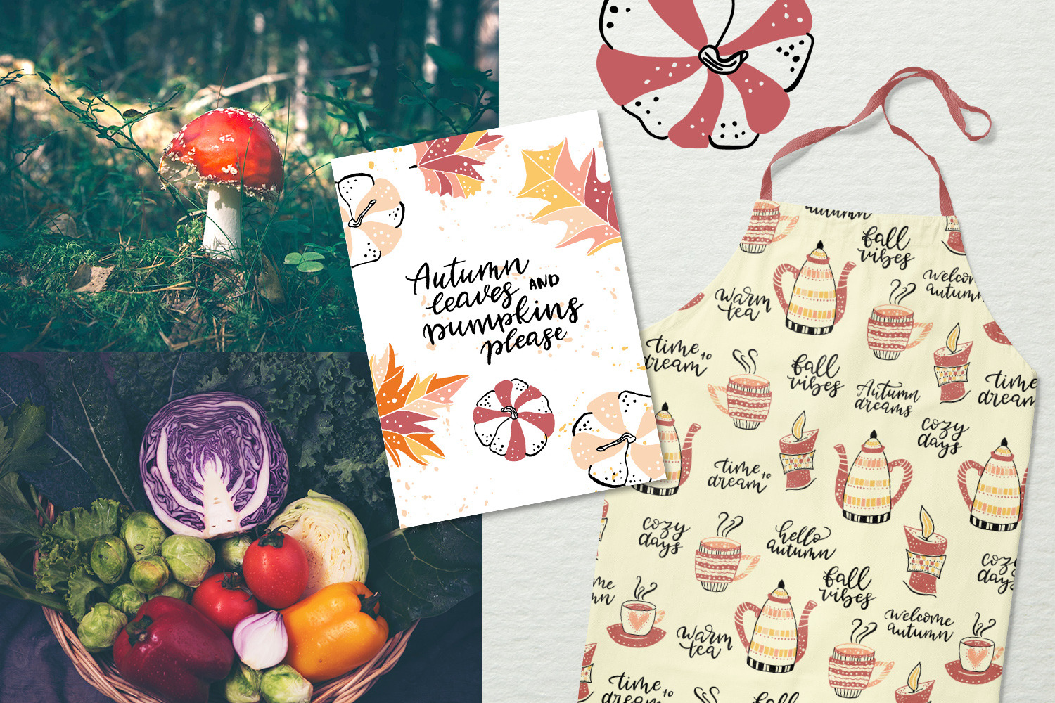 Autumn Dreams - vector design kit Autumn Dreams - vector design kit