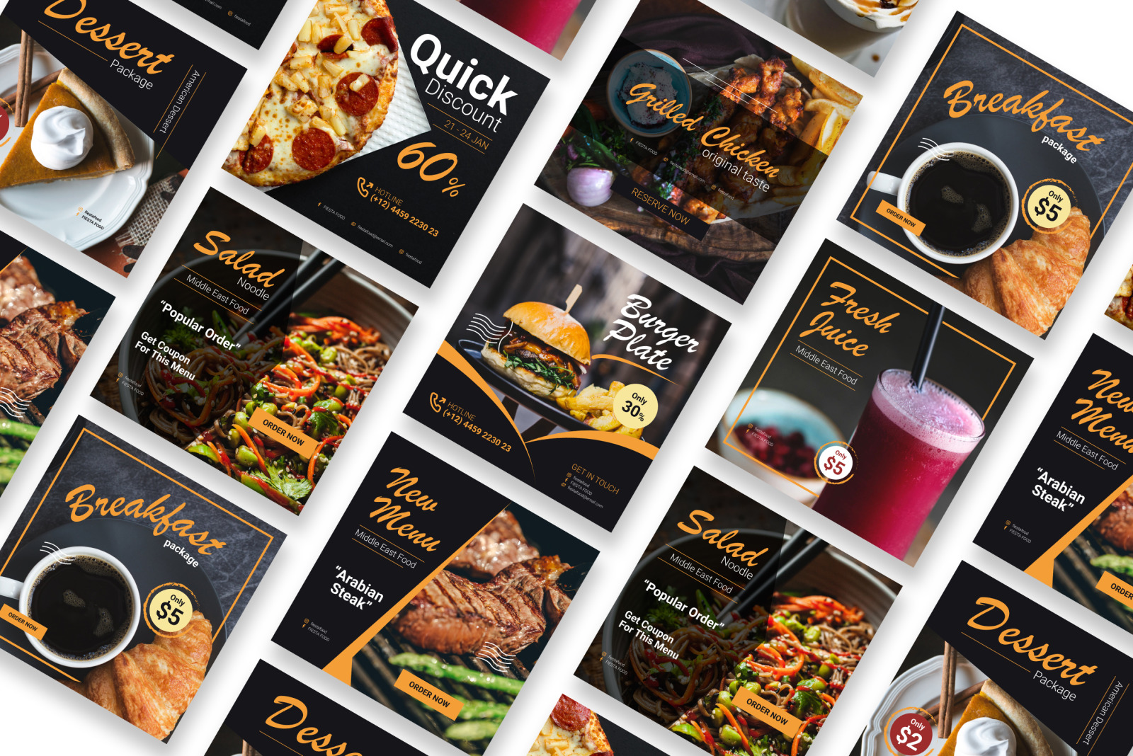 Food Instagram post Vol.1 Food Instagram post Vol.1