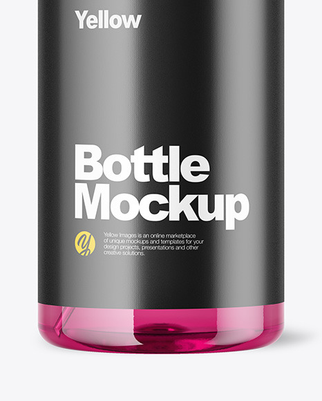 Plastic Bottle with Pump Mockup Plastic Bottle with Pump Mockup