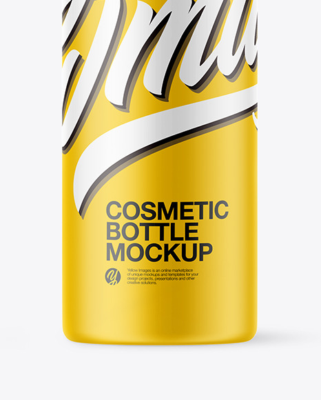 Matte Cosmetic Bottle Mockup