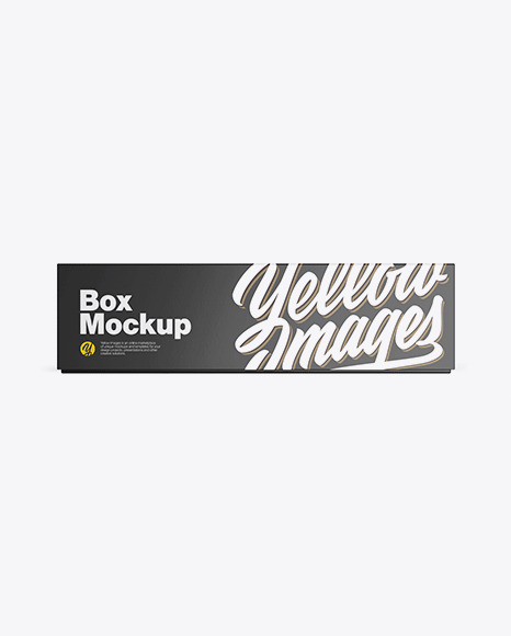 Glossy Paper Box Mockup