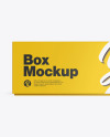 Glossy Paper Box Mockup