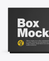 Glossy Paper Box Mockup