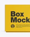 Glossy Paper Box Mockup