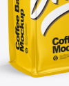 Matte Coffee Bag Mockup