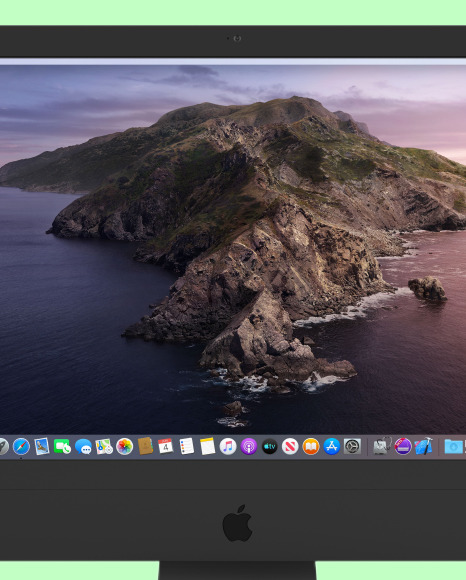 Clay IMac Pro Mockup with Keyboard and Mouse Mockup