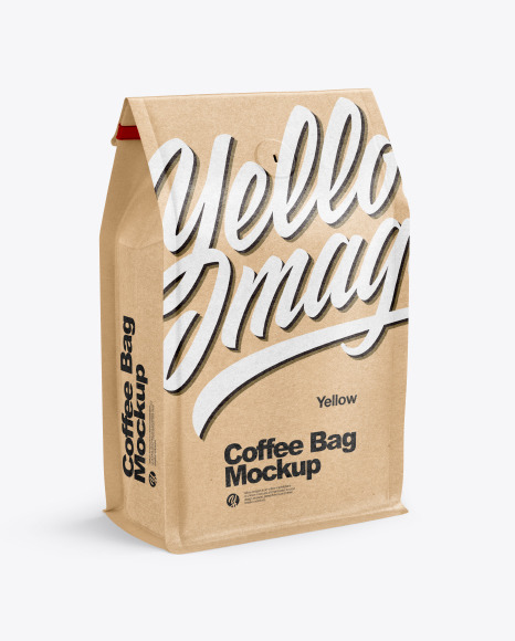 Kraft Paper Coffee Bag Mockup - Dog+Food+Bag+Mockup+High+Angle+Shot+In+Bag+Sack+Mockups+On