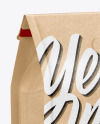 Kraft Paper Coffee Bag Mockup