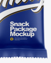 Snack Package Mockup - Front View