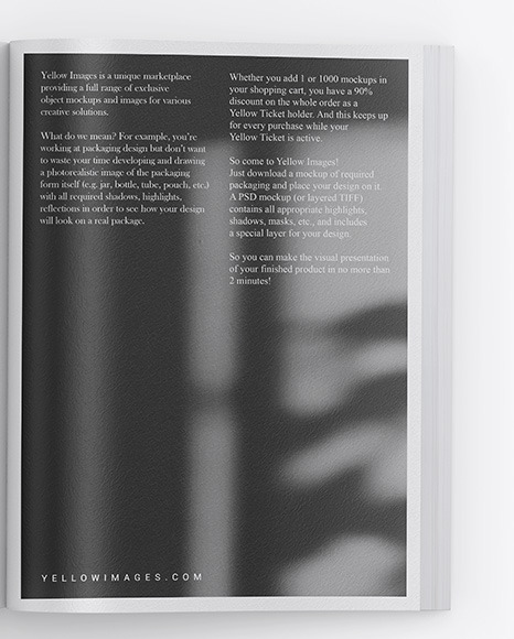 Textured Magazine Mockup