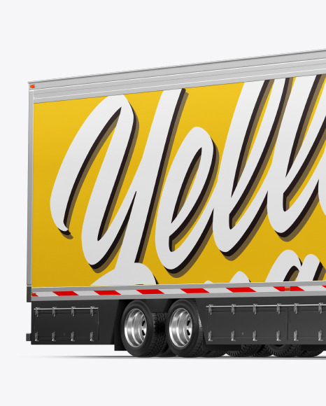 Truck Mockup - Half Side View