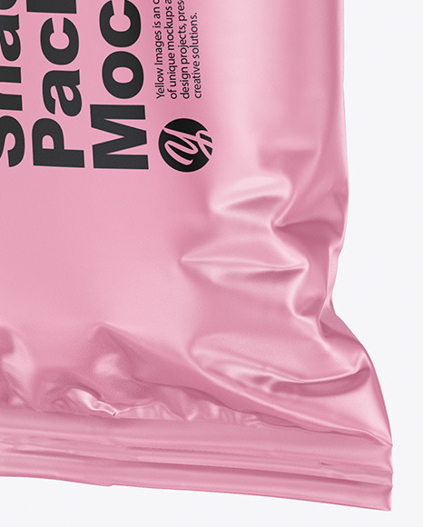 Matte Snack Package Mockup