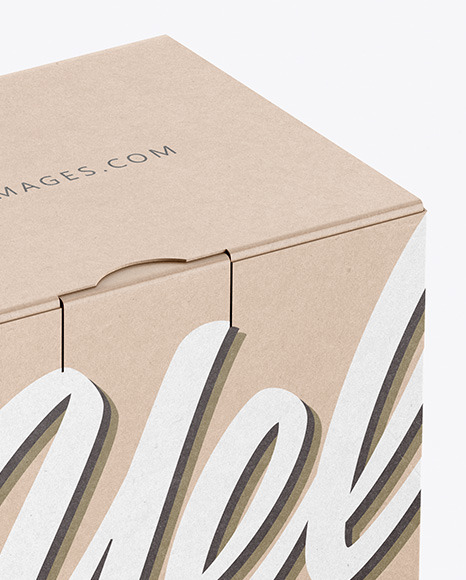 Kraft Box Mockup