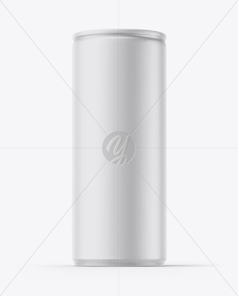 Matte Drink Can Mockup