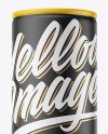 Matte Drink Can Mockup