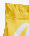 Matte Food Bag Mockup - Halfside View