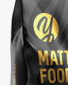 Matte Food Bag Mockup - Halfside View