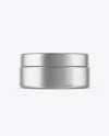 Metallized Cosmetic Jar Mockup