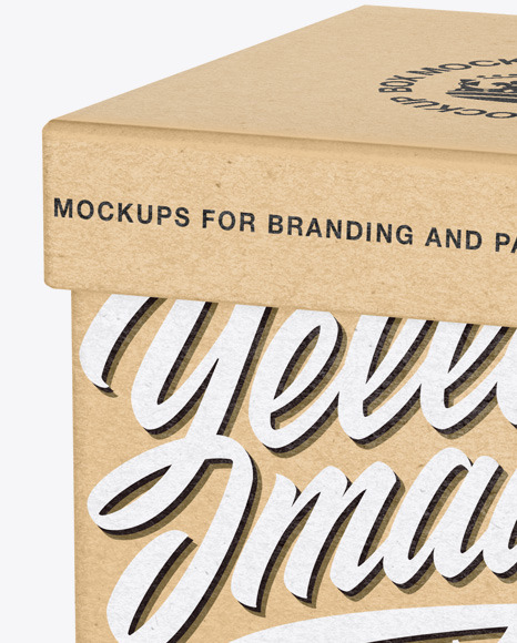 Kraft Box Mockup