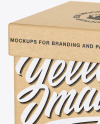 Kraft Box Mockup Kraft Box Mockup