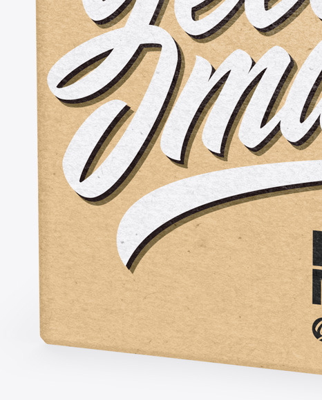 Kraft Box Mockup Kraft Box Mockup