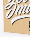 Kraft Box Mockup Kraft Box Mockup