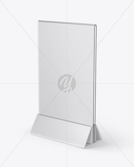 Glass Table Tent Mockup