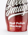 Matte Nail Polish Bottle Mockup