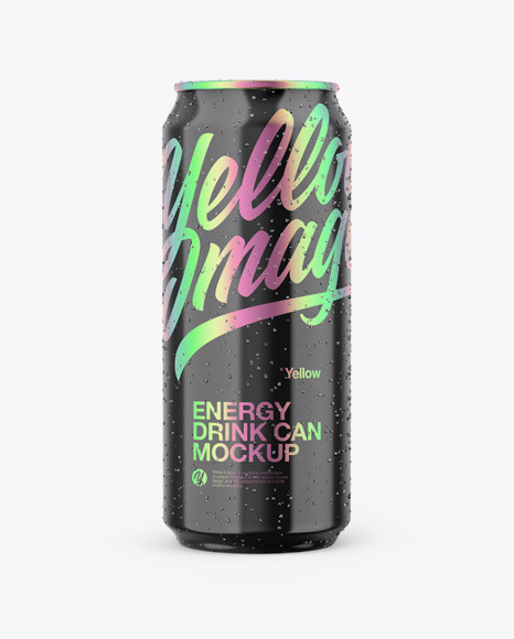 Glossy Can Mockup