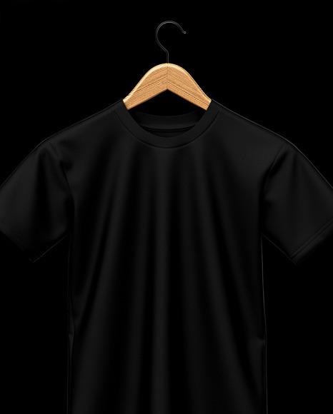 Black t shirt outlet hanging