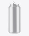 500ml Matte Aluminium Drink Can Mockup