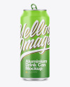 500ml Matte Aluminium Drink Can Mockup