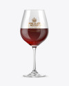 Red Wine Glass Mockup