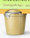 Pear Apple Sauce 4-6 Oz. Cups Mockup - Front View