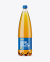 1L Clear PET Bottle w/ Soft Drink Mockup 1L Clear PET Bottle w/ Soft Drink Mockup