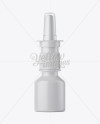 Nasal Spray Bottle Mockup - Front View Nasal Spray Bottle Mockup - Front View