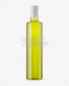 750ml Clear Glass Olive Oil Bottle Mockup