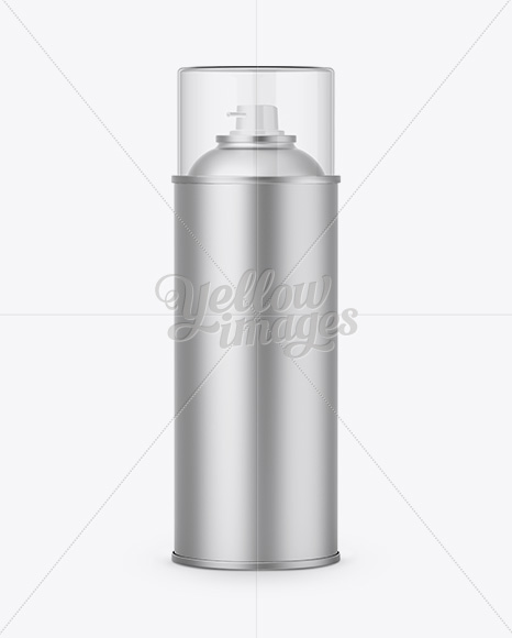 Aluminium Sprayer Bottle With Transparent Cap - Front View