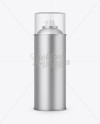 Aluminium Sprayer Bottle With Transparent Cap - Front View