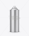 Aluminium Sprayer Bottle Whithout Cap Mockup - Front View Aluminium Sprayer Bottle Whithout Cap Mockup - Front View